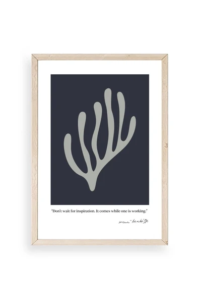 Henri Matisse Ahşap Çerçeveli Tablo 50 x 70 ürün görseli 1