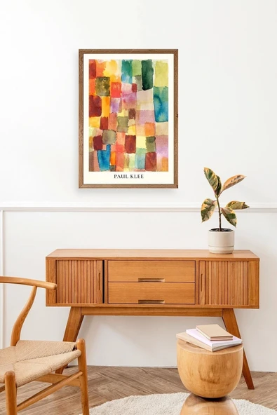 Paul Klee Ahşap Çerçeveli Tablo 23 x 30 - Resim 3