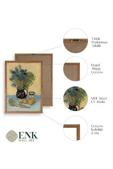 Atelier Ahşap Çerçeveli Tablo 30 x 42 - Resim 4