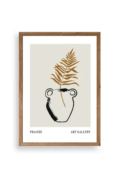 Vazo Ahşap Çerçeveli Tablo 30 x 42 ürün görseli 1