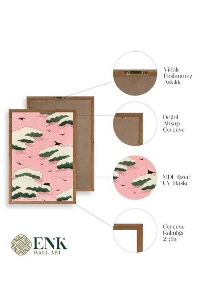 Bitjutsi Sekai Ahşap Çerçeveli Tablo 50 x 70 - Resim 5