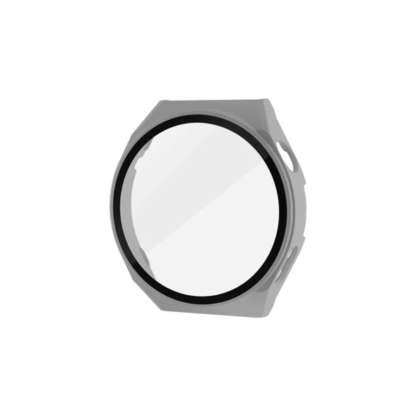 Huawei Watch Gt3 Pro 43mm Dota Camlı Kasa Ekran Koruyucu - Gri - Resim 2