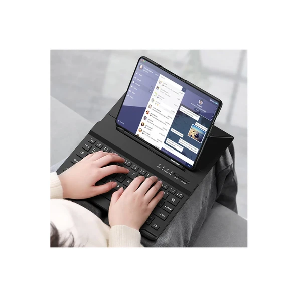 Universal Universal Kılıf Fold Klavye - Siyah - Resim 3