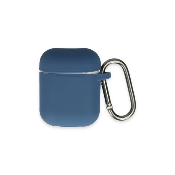 Airpods 2 (2.nesil) Hang Kılıf - Lacivert - Resim 2