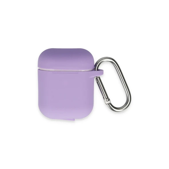 Airpods 2 (2.nesil) Hang Kılıf - Lila - Resim 2