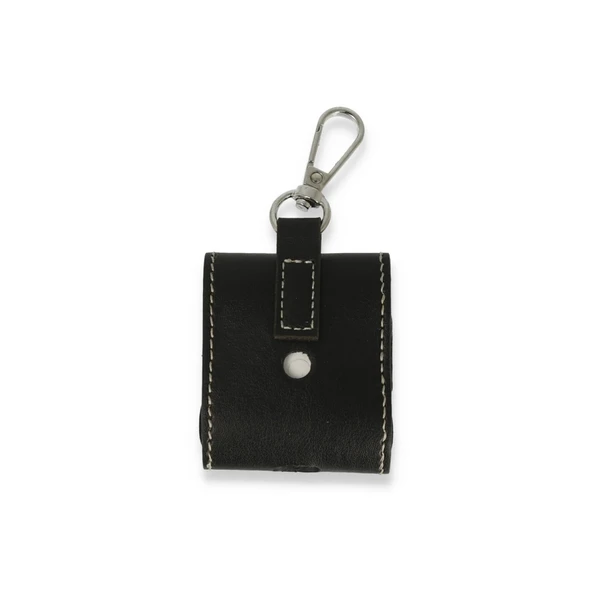 Airpods 2 (2.nesil) Askılı Kılıf - Siyah - Resim 3