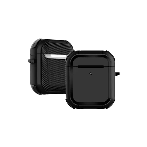 Airpods 2 (2.nesil) Tank Kılıf - Siyah ürün görseli 1