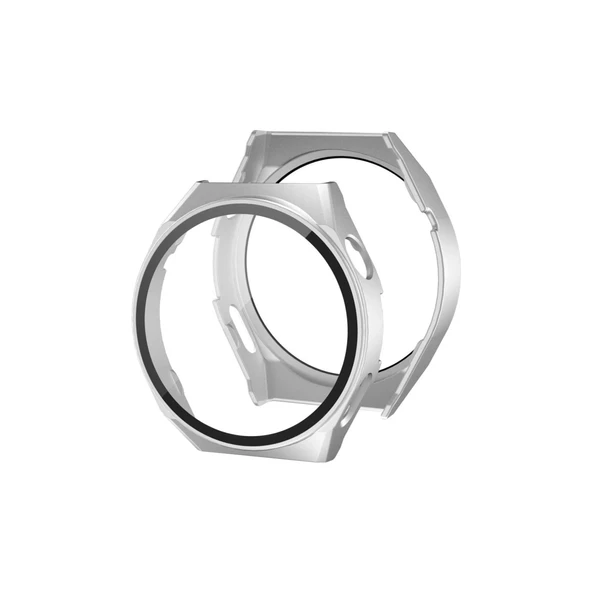 Huawei Watch Gt2 46mm Dota Camlı Kasa Ekran Koruyucu - Gümüş ürün görseli 1