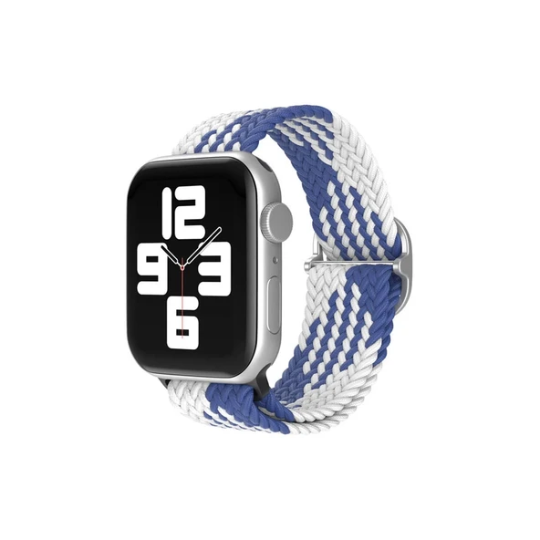 Apple Watch 42mm  Kordon - Mavi-beyaz ürün görseli 1