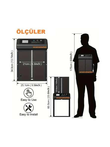 Güneş Enerjili (Şarjlı) Kümes Kapısı(Programlanabilir Dijital Ekran-Sıkışma Önleyici) - Resim 4