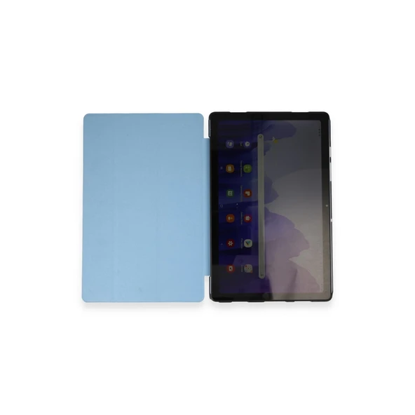 İpad Mini 3 Kılıf Tablet Smart Kılıf - Mavi - Resim 3