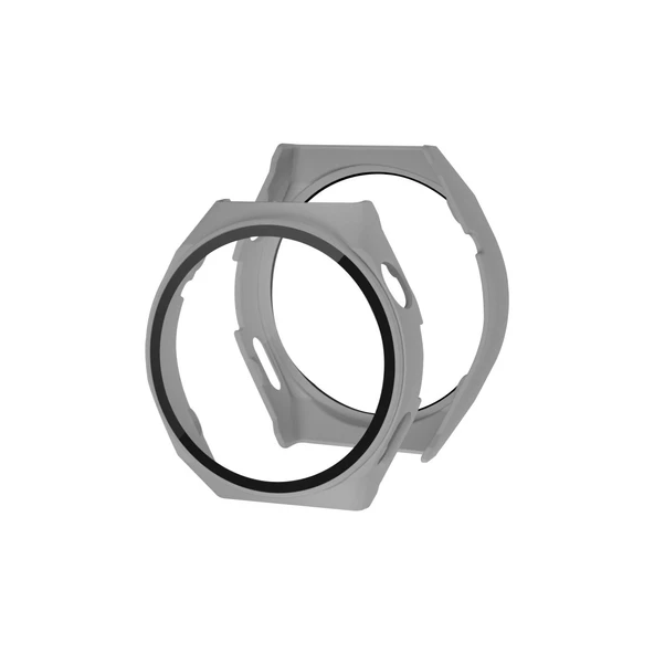 Huawei Watch Gt3 Pro 43mm Dota Camlı Kasa Ekran Koruyucu - Gri ürün görseli 1