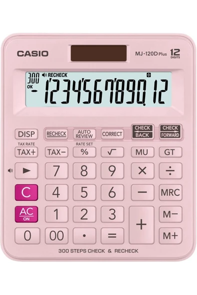 CASIO MJ-120DPLUS-PKWDPW Hesap Makinesi Desktop ürün görseli 1