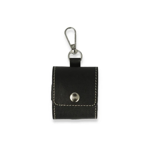 Airpods 2 (2.nesil) Askılı Kılıf - Siyah ürün görseli 1