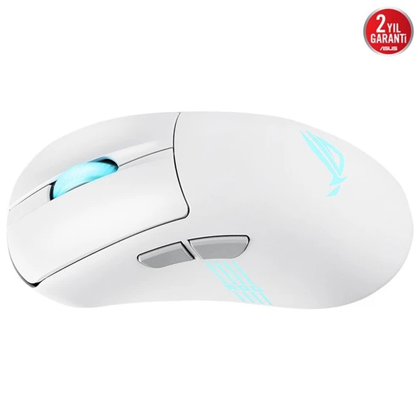 ASUS ROG KERIS II ORIGIN P722 90MP04A0-BMUA10 42000dpi KABLOSUZ GAMING MOUSE BEYAZ - Resim 5