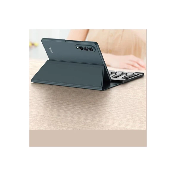 Universal Universal Kılıf Fold Klavye - Koyu Yeşil - Resim 3