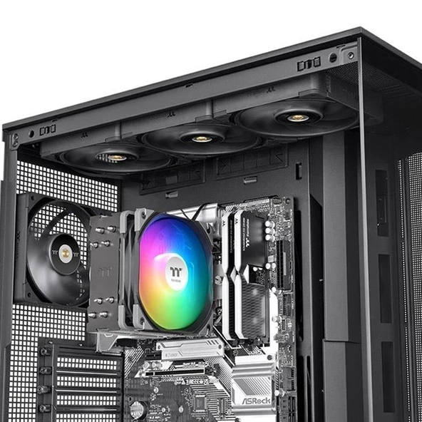 THERMALTAKE UX400 CL-P142-AL12SW-A ARGB AM5-1851P HAVA SOĞUTMALI İŞLEMCİ FANI - Resim 6