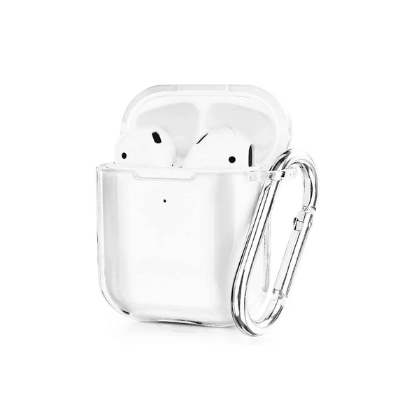 Airpods 2 (2.nesil) Hang Kılıf - Şeffaf ürün görseli 1