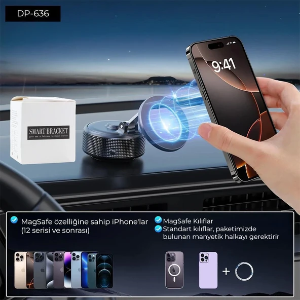 Magsafe Özelikli Telefon Tutucu ürün görseli 1
