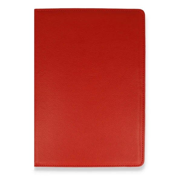 Huawei Mediapad T5 10 Kılıf 360 Tablet Deri Kılıf - Kırmızı - Resim 3