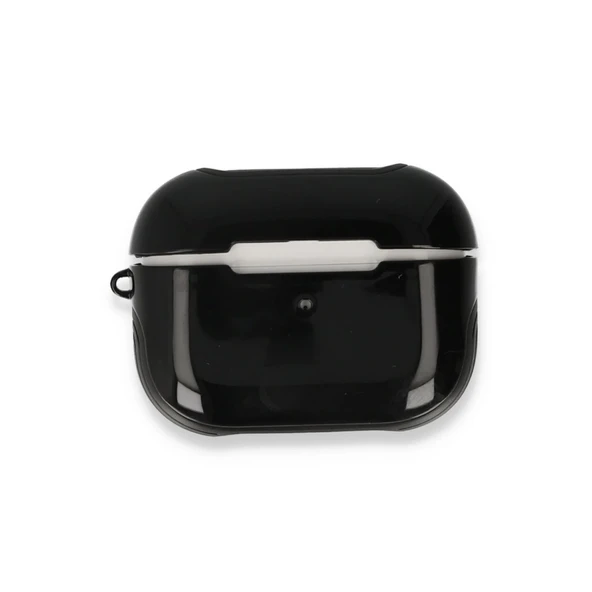 Airpods Pro (1.nesil) 3in1 Kılıf - Siyah - Resim 2