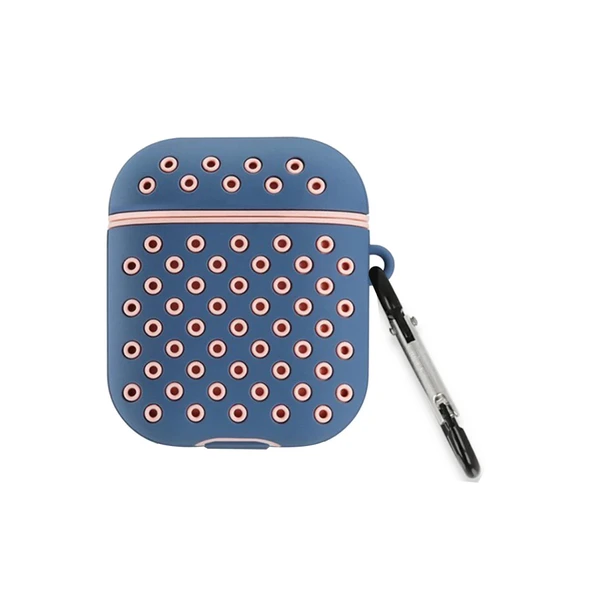 Airpods 3 (3.nesil) Spor Delikli Kılıf - Mavi-pembe ürün görseli 1