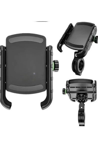 Bst3 Motosiklet Gidon Ve Ayna Bağlantılı Motor Ve Bisiklet Uyumlu Telefon Tutucu - Resim 3