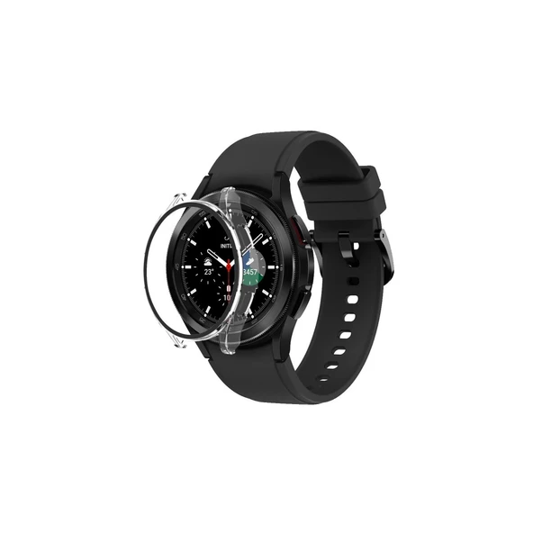 Watch 5 Pro 45mm Wall Camlı Kasa Ekran Koruyucu - Şeffaf - Resim 2