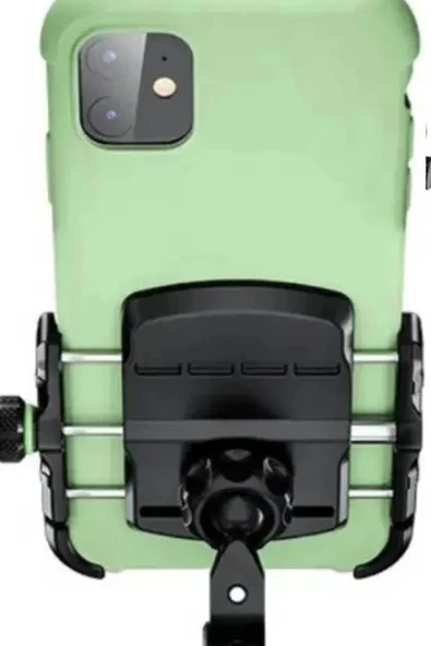 Bst3 Motosiklet Gidon Ve Ayna Bağlantılı Motor Ve Bisiklet Uyumlu Telefon Tutucu - Resim 2