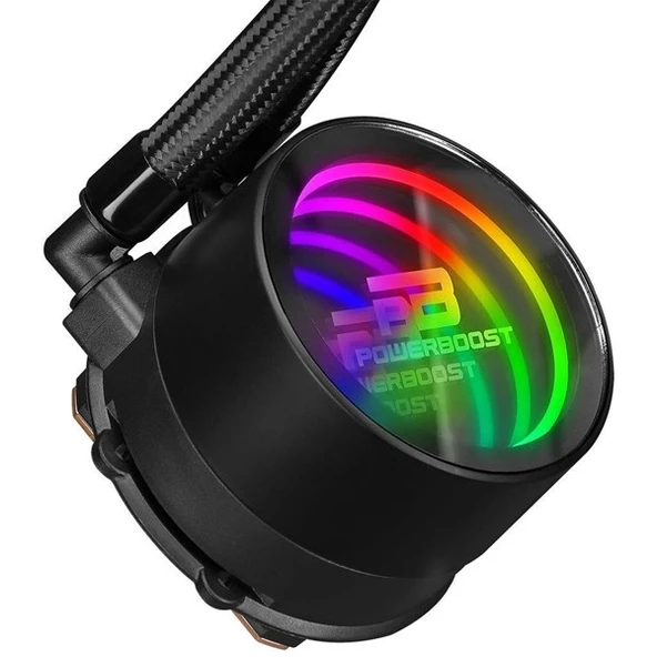 POWERBOOST 360mm DEEP PB-LCS-PI360 ARGB Sıvı Soğutmalı AM5-1851p İşlemci Fanı - Resim 4