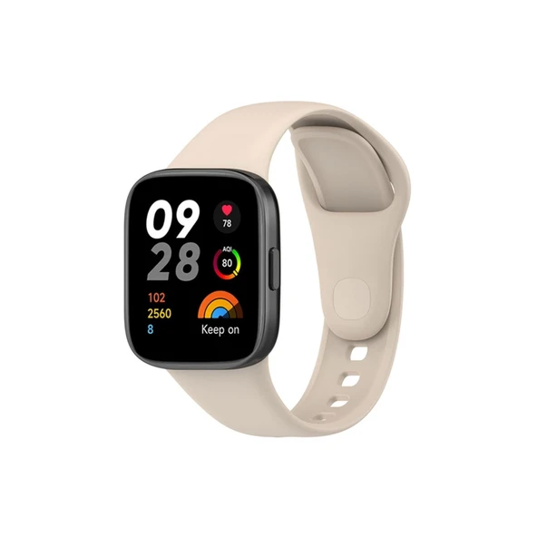 Xiaomi Redmi Watch 3 Klasik Kordon - Bej ürün görseli 1