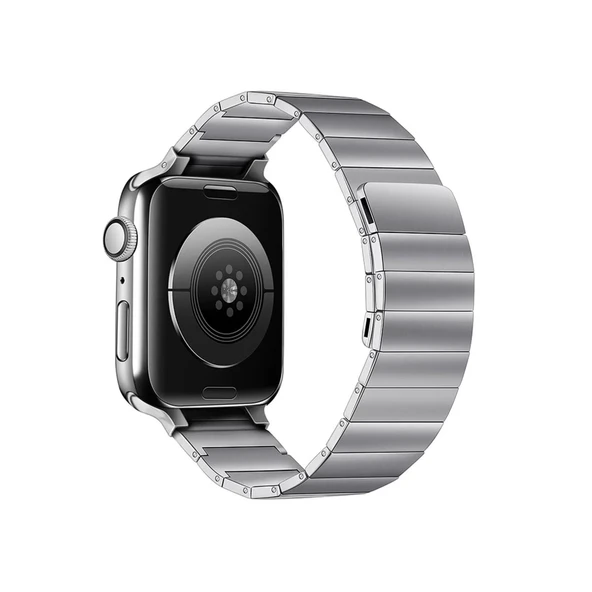 Apple Watch 38mm Kr404 Huks Kordon - Gümüş ürün görseli 1