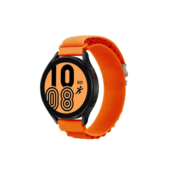 Watch 20mm Kr410 Kumaş Kordon - Turuncu ürün görseli 1