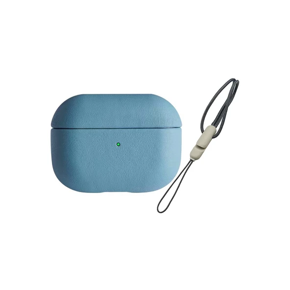 Airpods Pro 2 (2.nesil) 405 Deri Kılıf - Sierra Blue ürün görseli 1
