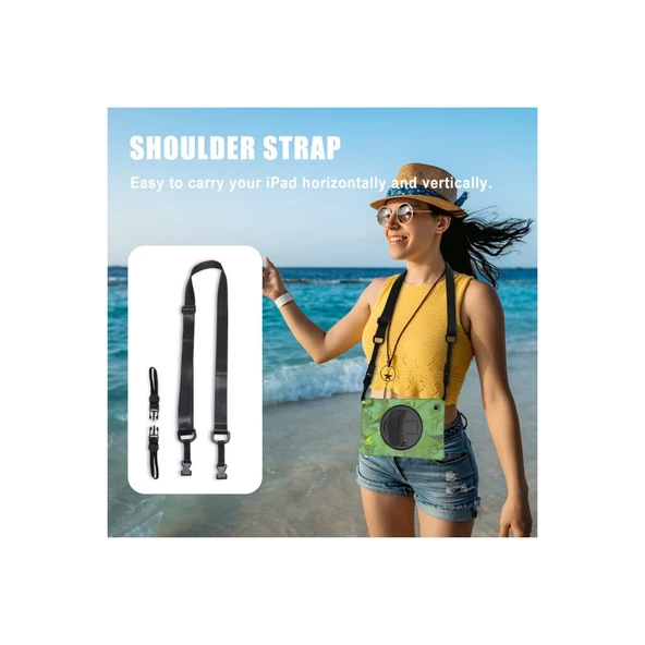 Samsung Galaxy X200 Tab A8 10.5 Kılıf Amazing Tablet Kapak - Kamuflaj - Resim 3