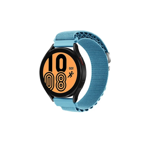 Watch 22mm Kr410 Kumaş Kordon - Mavi ürün görseli 1
