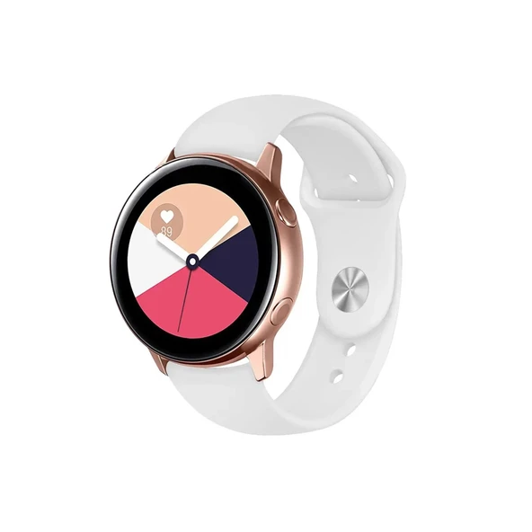 Watch 22mm Klasik Kordon - Beyaz ürün görseli 1