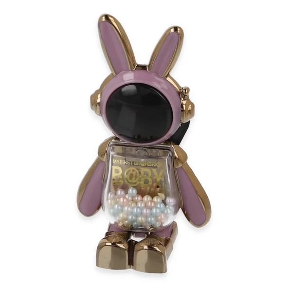 Astro Stand Tavşan Astronot - Mor ürün görseli 1