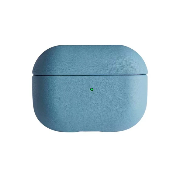 Airpods Pro 2 (2.nesil) 405 Deri Kılıf - Sierra Blue - Resim 2