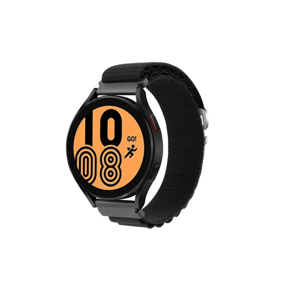 Watch 20mm Kr410 Kumaş Kordon - Siyah ürün görseli 1