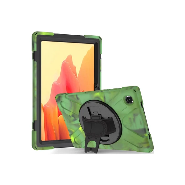 Samsung Galaxy X200 Tab A8 10.5 Kılıf Amazing Tablet Kapak - Kamuflaj - Resim 2