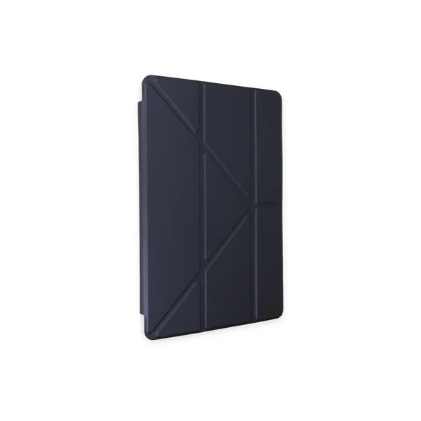 Samsung Galaxy P610 Tab S6 Lite 10.4 Kılıf Kalemlikli Mars Tablet Kılıfı - Lacivert - Resim 4