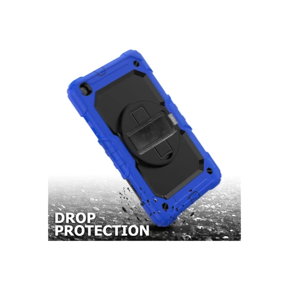 Samsung Galaxy T290 Tab A 8 Kılıf Pars Tablet Kapak - Mavi - Resim 2