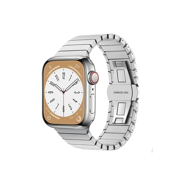 Apple Watch 38mm Kr413 Fine Steel Kordon - Gümüş ürün görseli 1