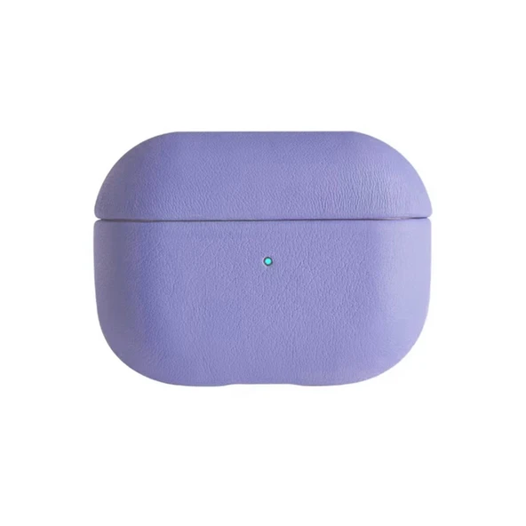 Airpods 3 (3.nesil) 405 Deri Kılıf - Lila - Resim 2