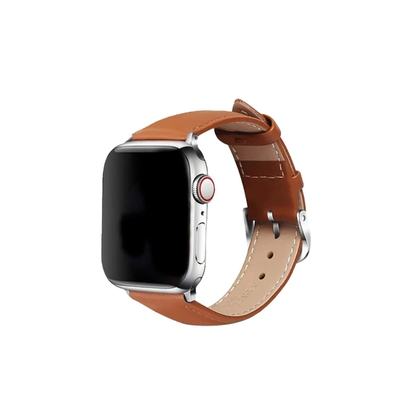 Apple Watch 42mm Nl26 Deri Kordon - Taba ürün görseli 1