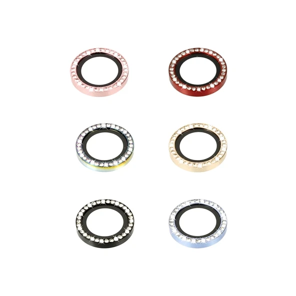 İphone 14 Diamond Kamera Lens - Yeşil - Resim 2