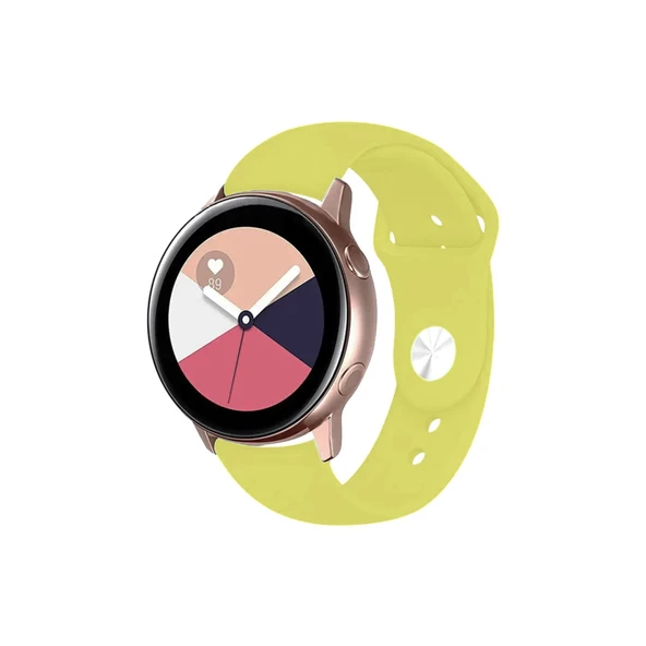 Watch 20mm Klasik Kordon - Sarı ürün görseli 1