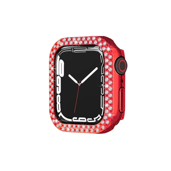 Apple Watch 44mm Taşlı Kasa - Kırmızı ürün görseli 1