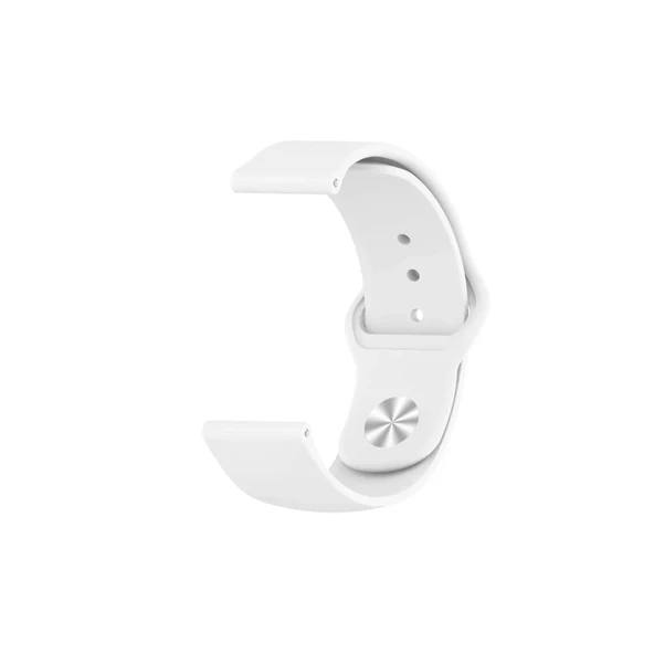 Watch 22mm Klasik Kordon - Beyaz - Resim 2